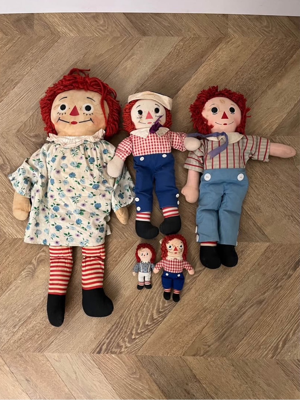 Vintage Raggedy Ann n Andy Dolls